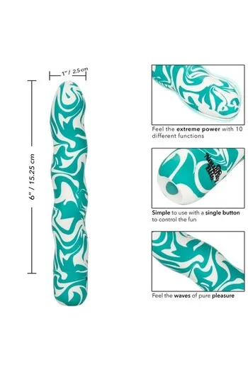 Vibrador Personale Naughty Bits Squiggle Dick - Design Curvilineo Avanguardista