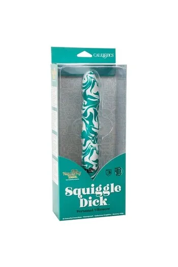 Vibrador Personale Naughty Bits Squiggle Dick - Design Curvilineo Avanguardista