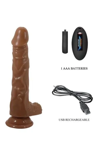Realistic Vibrator with Rotation and Thrust - Advanced Technology for Intense Pleasure