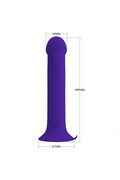 Dildo Ricaricabile con Vibrazione e Ventosa - Massimo Piacere