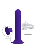 Dildo Ricaricabile con Vibrazione e Ventosa - Massimo Piacere