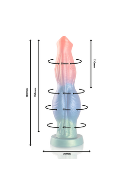 Arion: Remote Control Vibrating Dildo by EPIC CYBERSILICOCK - Mythological Pleasure