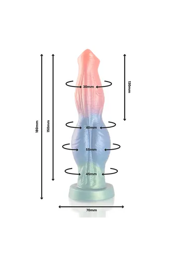Arion: Remote Control Vibrating Dildo by EPIC CYBERSILICOCK - Mythological Pleasure