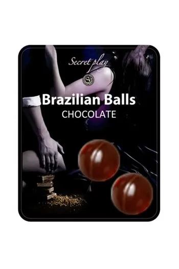 Lubrificante Monodose a Sfera Brasiliana - Sapore Cioccolato per Massaggi Sensuali
