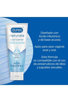 Durex Naturals Hydrating: Natural Intimate Lubricant with Hyaluronic Acid