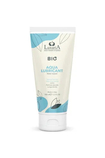 Luxuria BIO Aqua Lubricant - Gel Lubrificante Naturale ad Acqua | Idratazione Intima Prolungata