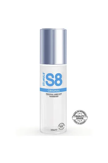 S8 Waterbase Premium Lubricant - Safe, Natural, Paraben-Free