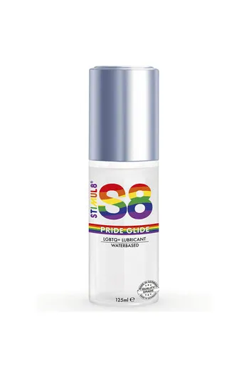 S8 Pride Glide Lubricant 125ml - Extra Thick & Long-Lasting Water-Based