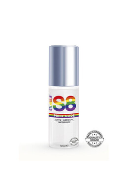 S8 Pride Glide Lubricant 125ml - Extra Thick & Long-Lasting Water-Based