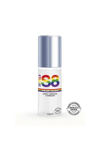 S8 Pride Glide Lubricant 125ml - Extra Thick & Long-Lasting Water-Based