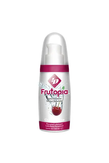 ID FRUTOPIA Lubrificante Sapore Ciliegia 100ml | Lubrificante Naturale Senza Zucchero
