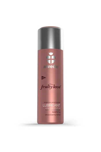 FruityLove™ Natural Lubricant - Strawberry Champagne Flavor | Safe & Delicious