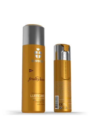 FruityLove™ Lubricant with Tropical Fruit & Honey Flavor - Natural & Safe