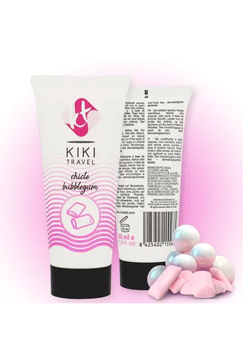 Kiki Travel: Lubrificante Intimo al Gusto Gomma da Masticare | Performance Massima