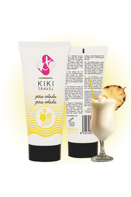 Kiki Travel Intimate Lubricant - Maximum Performance with Piña Colada Flavor | 100% Natural
