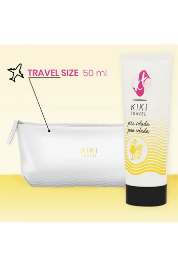 Kiki Travel Intimate Lubricant - Maximum Performance with Piña Colada Flavor | 100% Natural