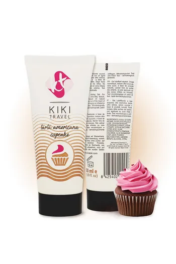 Kiki Travel Gel Lubrificante - Massima Performance con Sapore Torta Americana Cupcake