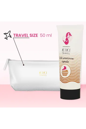 Kiki Travel Gel Lubrificante - Massima Performance con Sapore Torta Americana Cupcake