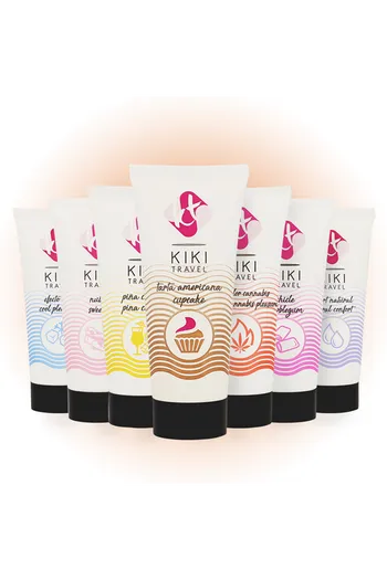 Kiki Travel Lubricant Gel - Maximum Performance with American Cupcake Cake Flavor