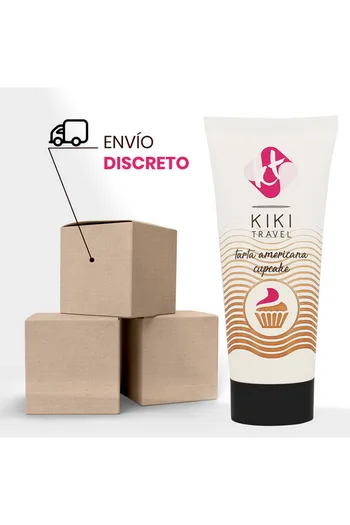 Kiki Travel Gel Lubrificante - Massima Performance con Sapore Torta Americana Cupcake