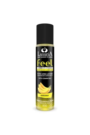 Luxuria Feel Fragrance Platano - Lubrificante Intimo Naturale per Piacere Intenso