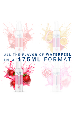Waterfeel Strawberry Flavored Intimate Lubricant - Natural Feel & Delicious Taste