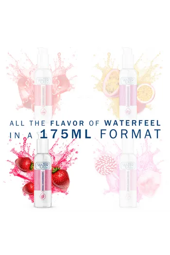 Waterfeel Strawberry Flavored Intimate Lubricant - Natural Feel & Delicious Taste