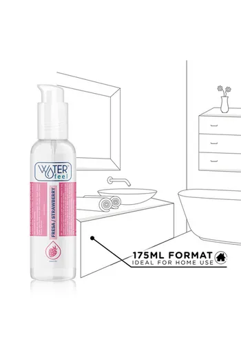 Waterfeel Lubrificante Intimo al Gusto di Fragola - Sensazione Naturale e Sapore Delizioso