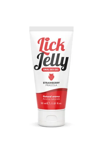 Lick Jelly Fresa: Emulsione Gel Sensuale e Idratante