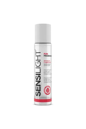 Strawberry Flavored Lubricating Gel Sensilight Fun Fragrance