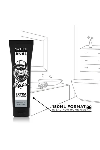 Black Hole Anal Relax: Dilating & Relaxing Lubricant for Anal Sex