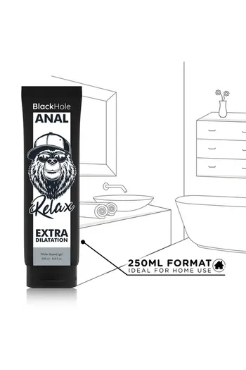 Black Hole Anal Relax - Lubrificante Dilatante e Rilassante per Sesso Anale