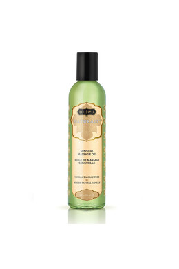 Natural Vanilla & Sandalwood Massage Oil - Body Moisturizer & Intimate Moments