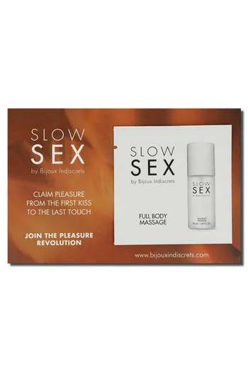SLOW SEX di Bijoux: Cosmetici Erotici per il Piacere Autentico e Sostenibile