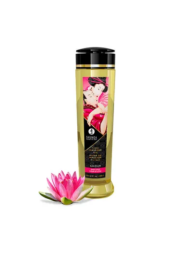 Shunga Oriental Sensual Massage Oil - Ylang-Ylang & Yohime Aphrodisiac Essences