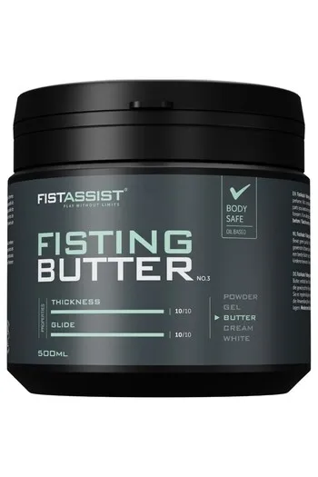 Fist Assist Fisting Butter: Oil-Based Lubricant for Maximum Comfort & Performance