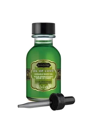 Kamasutra Oil of Love: Transform Foreplay with Heat Sensations and Intense Flavor