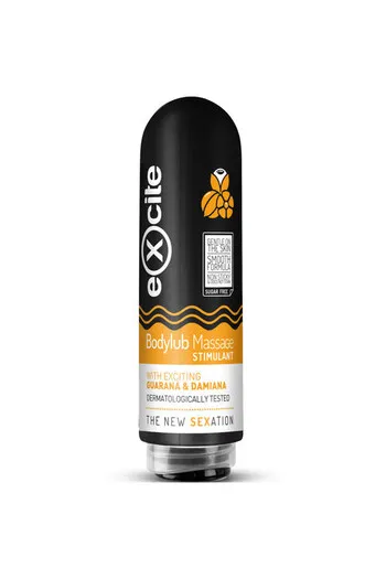 Damiana & Guaranà Sugar Free Lubricating Massage Gel - Natural Aphrodisiac