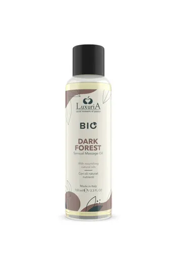 Luxuria BIO Dark Forest - Olio da Massaggio Naturale per Idratazione Intensa