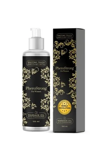 PheroStrong Pheromone Massage Oil for Women - Naturally Arouse Men