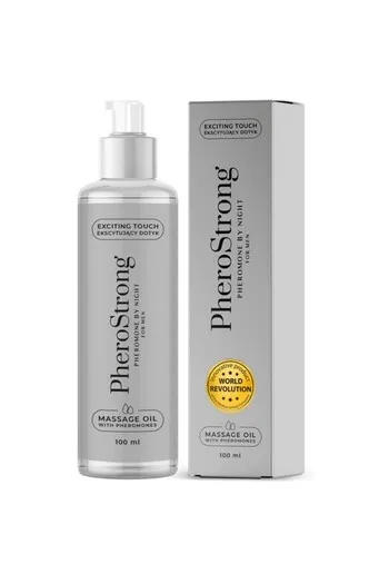 PheroStrong Pheromone Massage Oil for Men - Excite Women and Transform Your Massage
