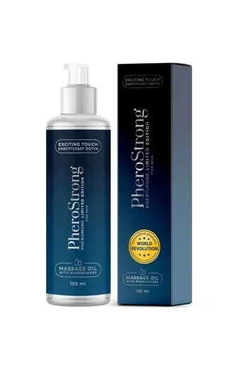 PheroStrong Pheromone Massage Oil for Men - Excite Women & Transform Your Life