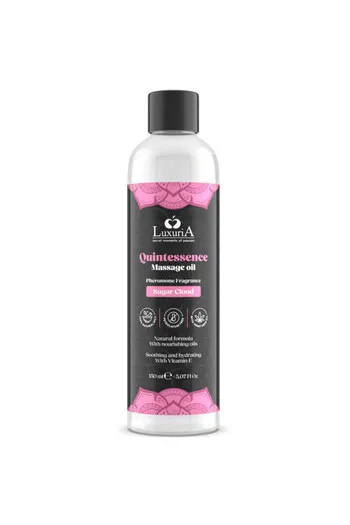 Quintessence Massage Oil - Olio per Massaggi Naturale con Aroma Zucchero a Velo