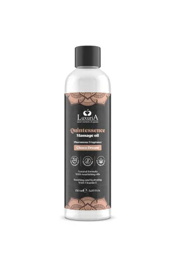 Quintessence Massage Oil al Cioccolato: Olio Naturale per Massaggi Sensuali