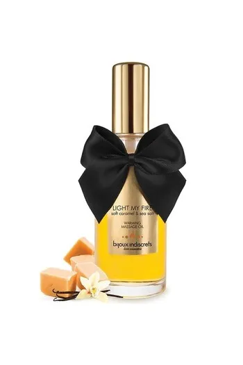 Caramel Salt Heat Effect Massage Oil - Bijoux Indiscrets