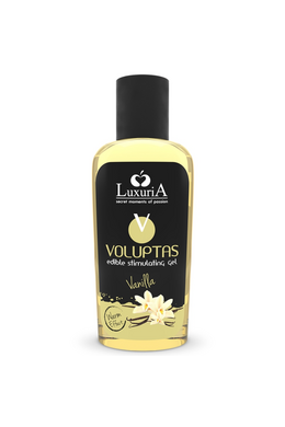 Voluptas Edible Stimulating Gel - Vanilla Flavor, Warming Effect | Sensual Massage Gel
