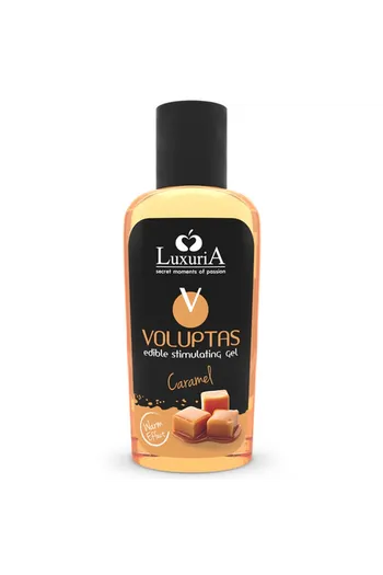 Voluptas Edible Stimulating Gel - Caramel Flavor, Warming Effect