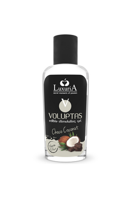 Voluptas Edible Stimulating Gel - Coconut and Cream Flavor for Sensual Massages