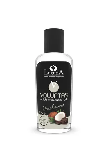 Voluptas Edible Stimulating Gel - Coconut and Cream Flavor for Sensual Massages