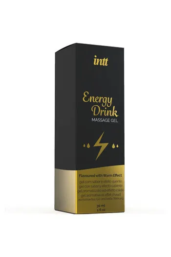 Massage Gel Energy Drink INTT - Warming Massage Gel for Intimate Moments